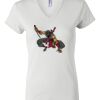 Women's Short Sleeve V-Neck T-Shirt Thumbnail