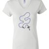 Women's Short Sleeve V-Neck T-Shirt Thumbnail