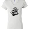 Women's Short Sleeve V-Neck T-Shirt Thumbnail