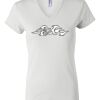 Women's Short Sleeve V-Neck T-Shirt Thumbnail