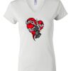 Women's Short Sleeve V-Neck T-Shirt Thumbnail