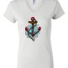 Women's Short Sleeve V-Neck T-Shirt Thumbnail