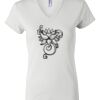 Women's Short Sleeve V-Neck T-Shirt Thumbnail