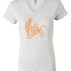 Women's Short Sleeve V-Neck T-Shirt Thumbnail