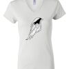 Women's Short Sleeve V-Neck T-Shirt Thumbnail