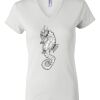 Women's Short Sleeve V-Neck T-Shirt Thumbnail