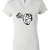 Women's Short Sleeve V-Neck T-Shirt Thumbnail