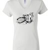 Women's Short Sleeve V-Neck T-Shirt Thumbnail