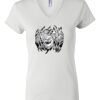 Women's Short Sleeve V-Neck T-Shirt Thumbnail