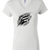 Women's Short Sleeve V-Neck T-Shirt Thumbnail