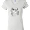 Women's Short Sleeve V-Neck T-Shirt Thumbnail