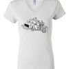 Women's Short Sleeve V-Neck T-Shirt Thumbnail