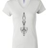 Women's Short Sleeve V-Neck T-Shirt Thumbnail