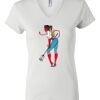 Women's Short Sleeve V-Neck T-Shirt Thumbnail