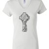 Women's Short Sleeve V-Neck T-Shirt Thumbnail