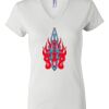 Women's Short Sleeve V-Neck T-Shirt Thumbnail