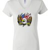 Women's Short Sleeve V-Neck T-Shirt Thumbnail