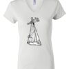 Women's Short Sleeve V-Neck T-Shirt Thumbnail