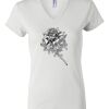 Women's Short Sleeve V-Neck T-Shirt Thumbnail