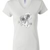 Women's Short Sleeve V-Neck T-Shirt Thumbnail