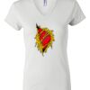 Women's Short Sleeve V-Neck T-Shirt Thumbnail