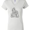 Women's Short Sleeve V-Neck T-Shirt Thumbnail