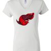 Women's Short Sleeve V-Neck T-Shirt Thumbnail