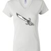 Women's Short Sleeve V-Neck T-Shirt Thumbnail