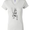 Women's Short Sleeve V-Neck T-Shirt Thumbnail