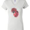 Women's Short Sleeve V-Neck T-Shirt Thumbnail