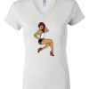 Women's Short Sleeve V-Neck T-Shirt Thumbnail