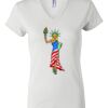 Women's Short Sleeve V-Neck T-Shirt Thumbnail