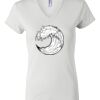 Women's Short Sleeve V-Neck T-Shirt Thumbnail