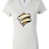 Women's Short Sleeve V-Neck T-Shirt Thumbnail