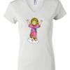 Women's Short Sleeve V-Neck T-Shirt Thumbnail