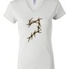 Women's Short Sleeve V-Neck T-Shirt Thumbnail