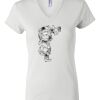 Women's Short Sleeve V-Neck T-Shirt Thumbnail