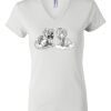 Women's Short Sleeve V-Neck T-Shirt Thumbnail