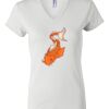 Women's Short Sleeve V-Neck T-Shirt Thumbnail