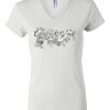 Women's Short Sleeve V-Neck T-Shirt Thumbnail