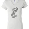 Women's Short Sleeve V-Neck T-Shirt Thumbnail