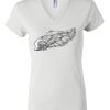 Women's Short Sleeve V-Neck T-Shirt Thumbnail