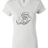 Women's Short Sleeve V-Neck T-Shirt Thumbnail