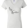 Women's Short Sleeve V-Neck T-Shirt Thumbnail