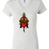 Women's Short Sleeve V-Neck T-Shirt Thumbnail