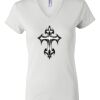 Women's Short Sleeve V-Neck T-Shirt Thumbnail