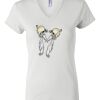 Women's Short Sleeve V-Neck T-Shirt Thumbnail