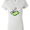 Women's Short Sleeve V-Neck T-Shirt Thumbnail