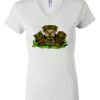 Women's Short Sleeve V-Neck T-Shirt Thumbnail