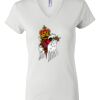 Women's Short Sleeve V-Neck T-Shirt Thumbnail